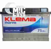 Аккумуляторы Аккумулятор KLEMA 6СТ-75 Аз Normal EN680A   276x175x190 мм